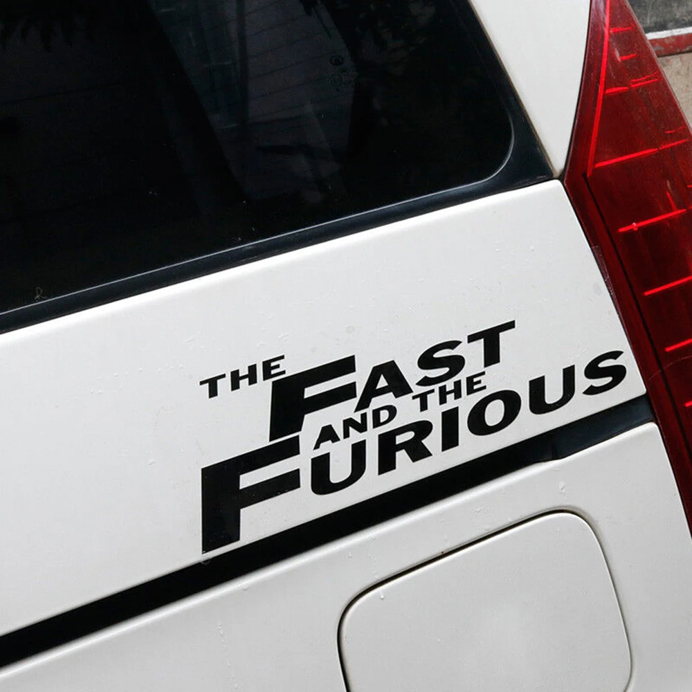 The Fast Sospiro Car Sticker Decal Furious For Bumper Hood Door Body Side Auto Vehicle Vinyl Decor