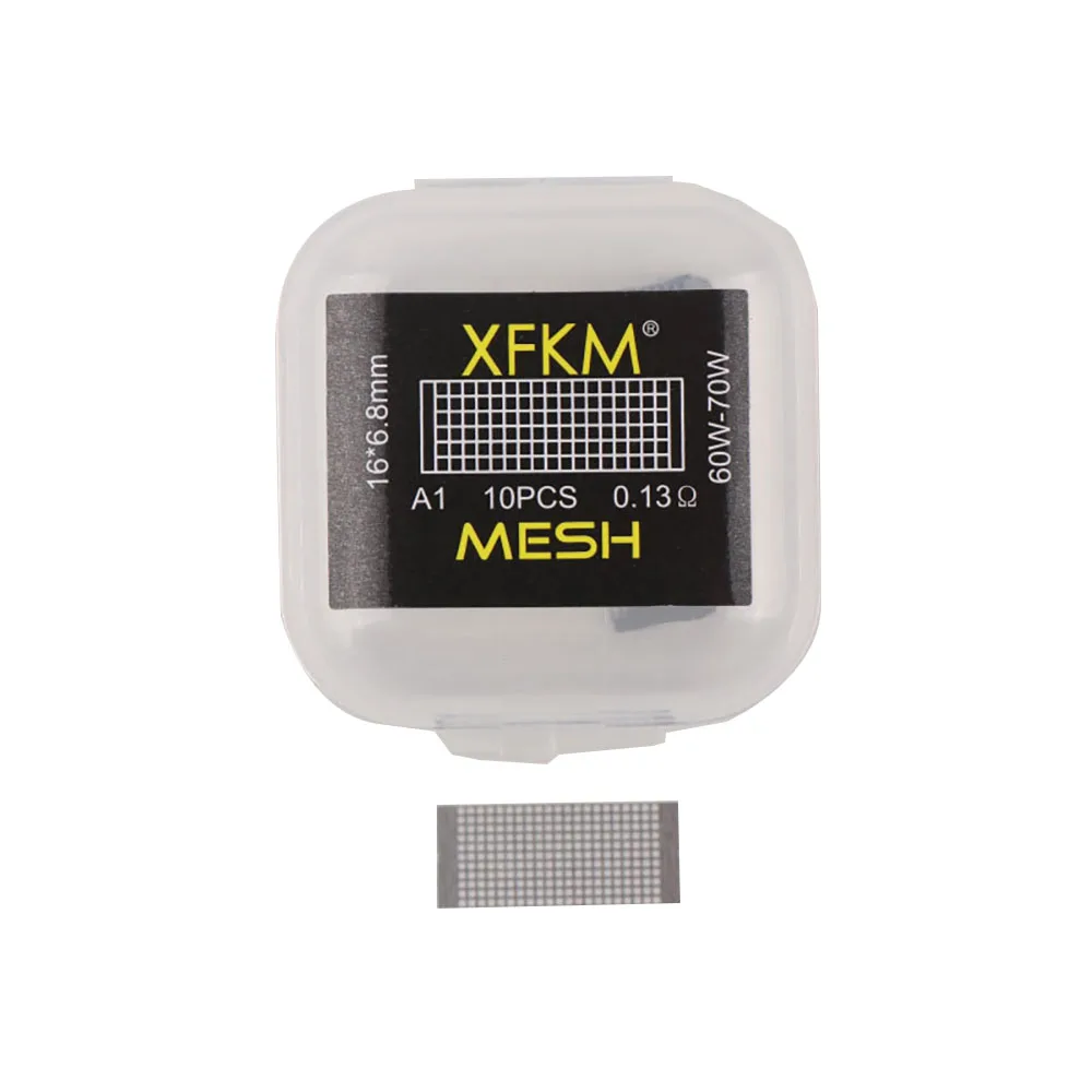 10Pcs/Lot XFKM Mesh Style Coils A1 0.13Ohm S316 0.12Ohm Ni80 0.16Ohm Heating Coil Wire for Profile RDA Unity RTA DIY Coil