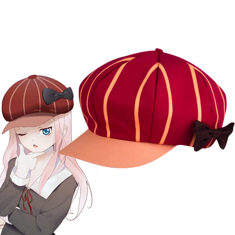 

Kaguya sama Love is War Anime Cosplay Hat Detective Cap Fujiwara Chika Women Lovely Girls Daily Cap Japanese Cartoon Gift