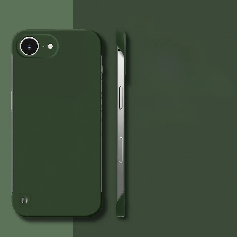 Ultra-Thin Frameless Matte Phone Case - Hard PC Protective Back Cover Shell