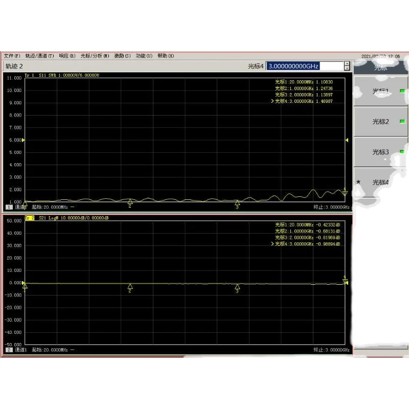 SP4T 4 개 RF 전자 스위치, 광대역 광대역, 높은 절연, 낮은 삽입 손실, 1dB