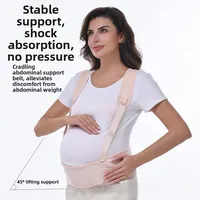 Ceinture de soutien pour le ventre de maternité avec bretelles, respirante pour l'été, soutien abdominal pour la mi-à la fin de la grossesse 3