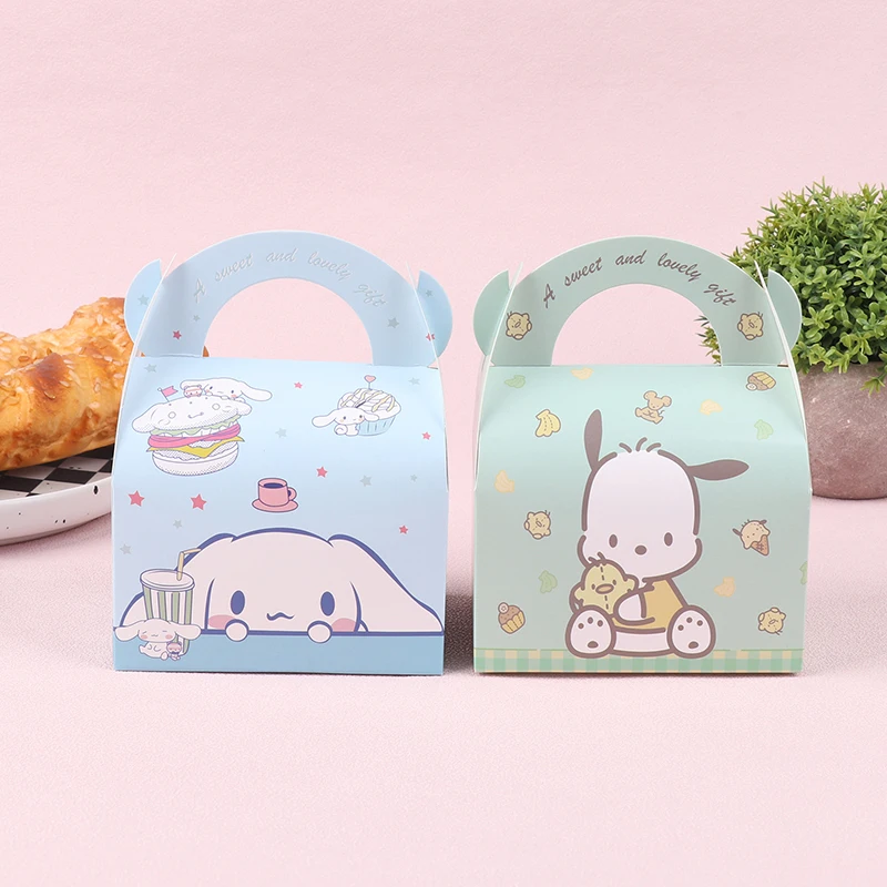 

1Pcs Kawaii Sanrioed Kuromi My Melody Cinnamoroll Cartoon Christmas Gift Bag Anime Girl Heart Cute Holiday Candy Paper Bag