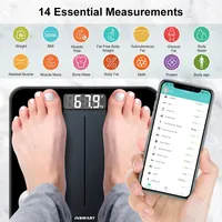 INSMART Body Weight Scale Digital Balance Body Scale BMI Body Fat Weight Bluetooth Bioimpedance Scale Smart Bathroom Scale 180KG 2