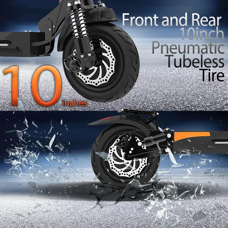 2600W Powerful Electric Scooter 65km/h 48V 20AH Strong Battery with Seat Electric Skate Scooters for Adults Long Range