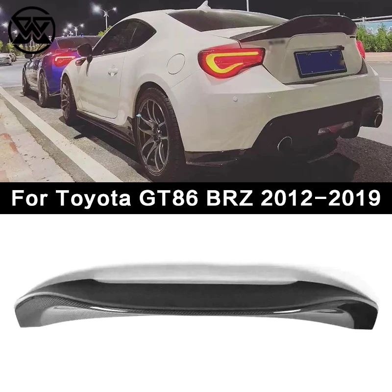 

Задний спойлер из углеродного волокна для 2012-2019 Toyota GT86 Subaru BRZ обновление крышки багажника автомобиля