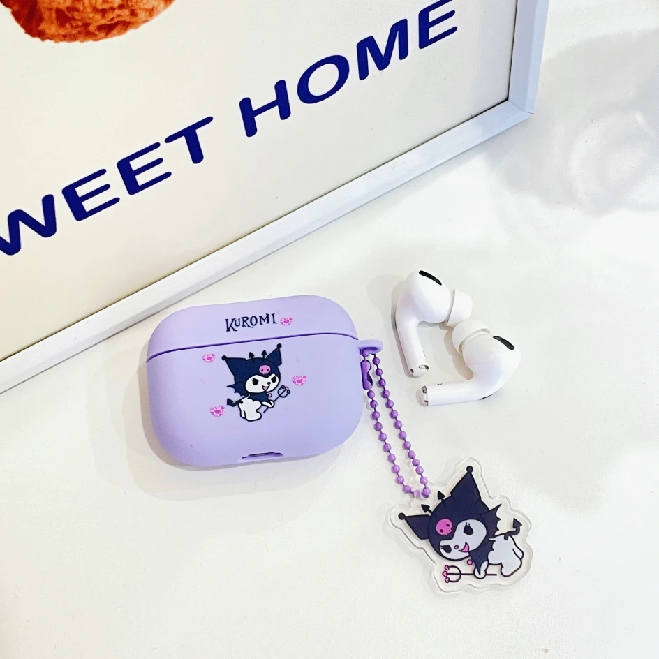 Sanrio My Melody Kuromi Matte TPU słuchawki Case dla Apple