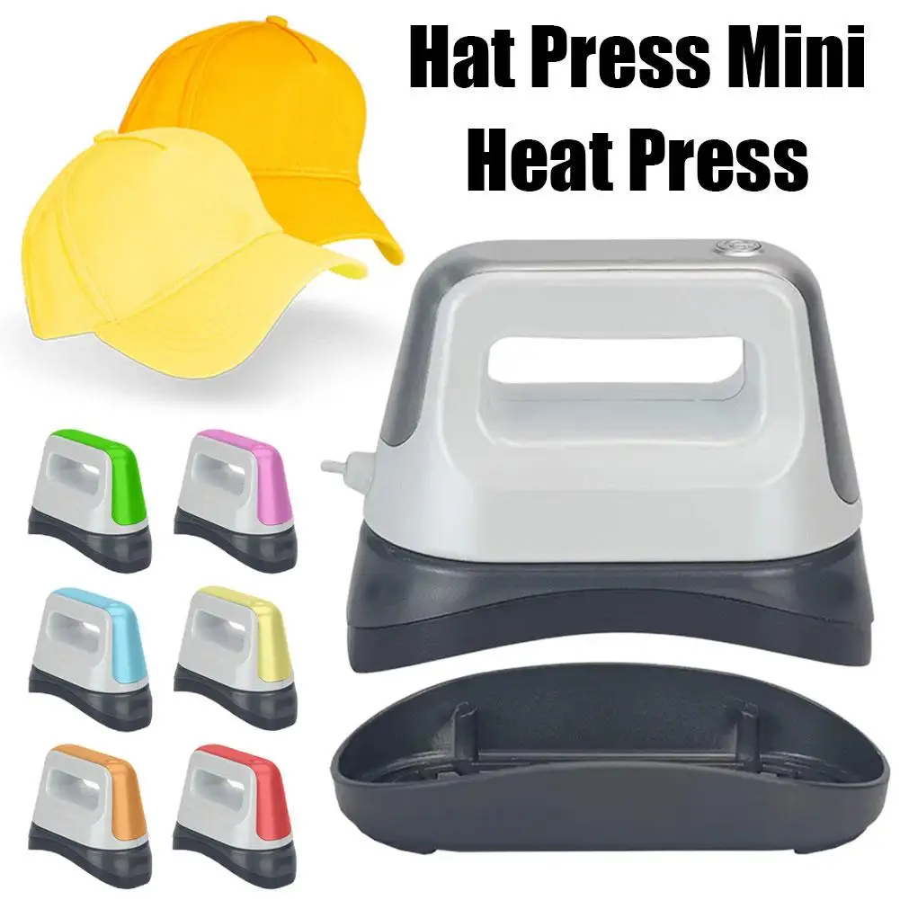 

Mini Iron Heat Press Machine Hat Printing Machine Easy Heating Transfer Press Machine For Clothes Bags Hats Blanket Leather I2s8