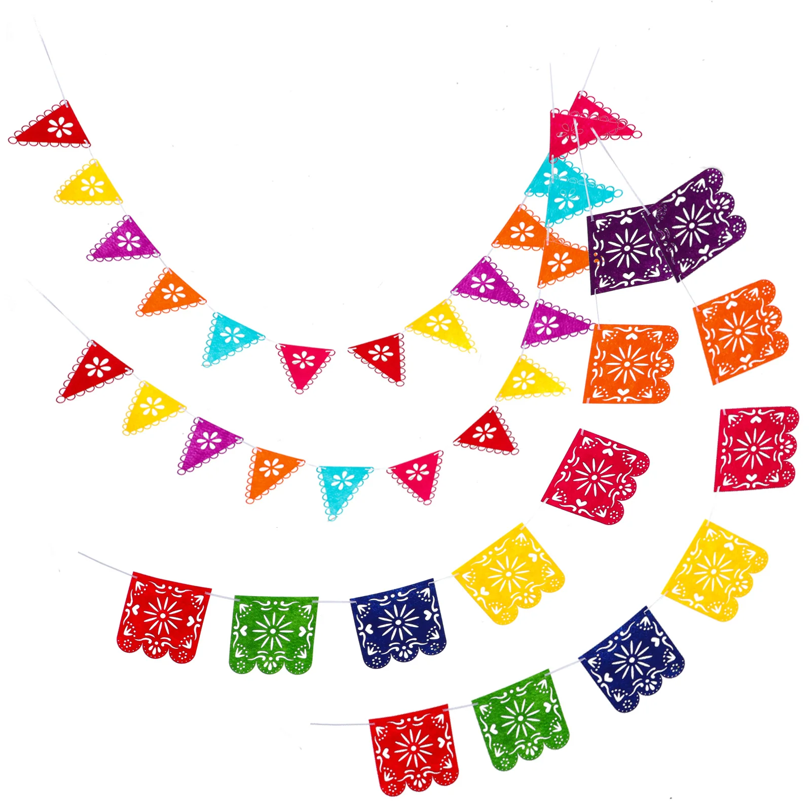 

Birthday Party Supplies Cino De Mayo Fiesta Bunting Mexican Party Decorations Festival Decors Mexican Fiesta Hanging Flags