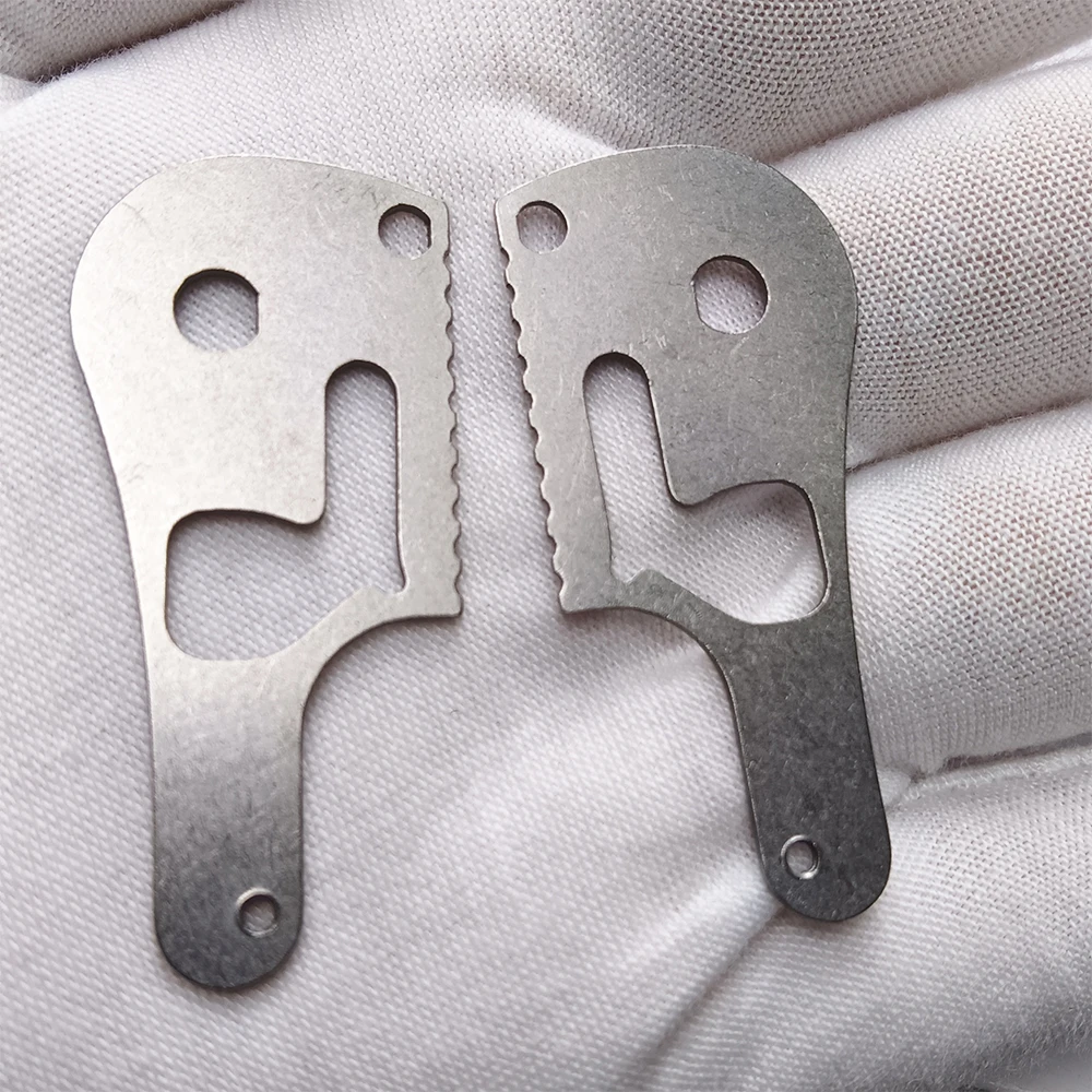1pair 420 Stainless Liners Locking Tab for Genuine BM Bugout 535 Knife DIY Patch Modification Accessories