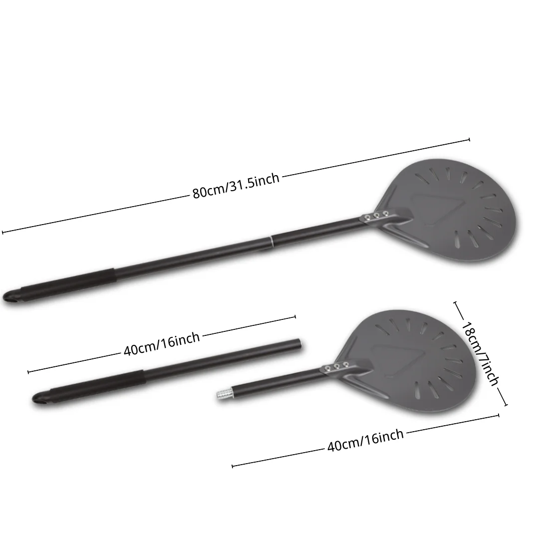 Adjustable Pizza Peel - Nonstick Pizza Turner for Oven Baking