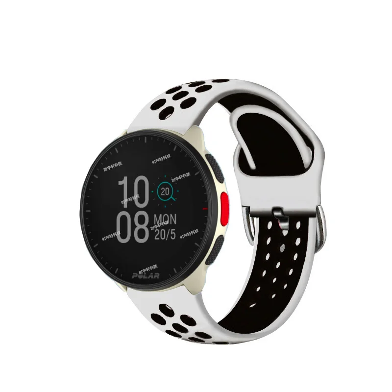 For POLAR Pacer Strap Silicone Sport Bracelet 20mm 22mm Watchband