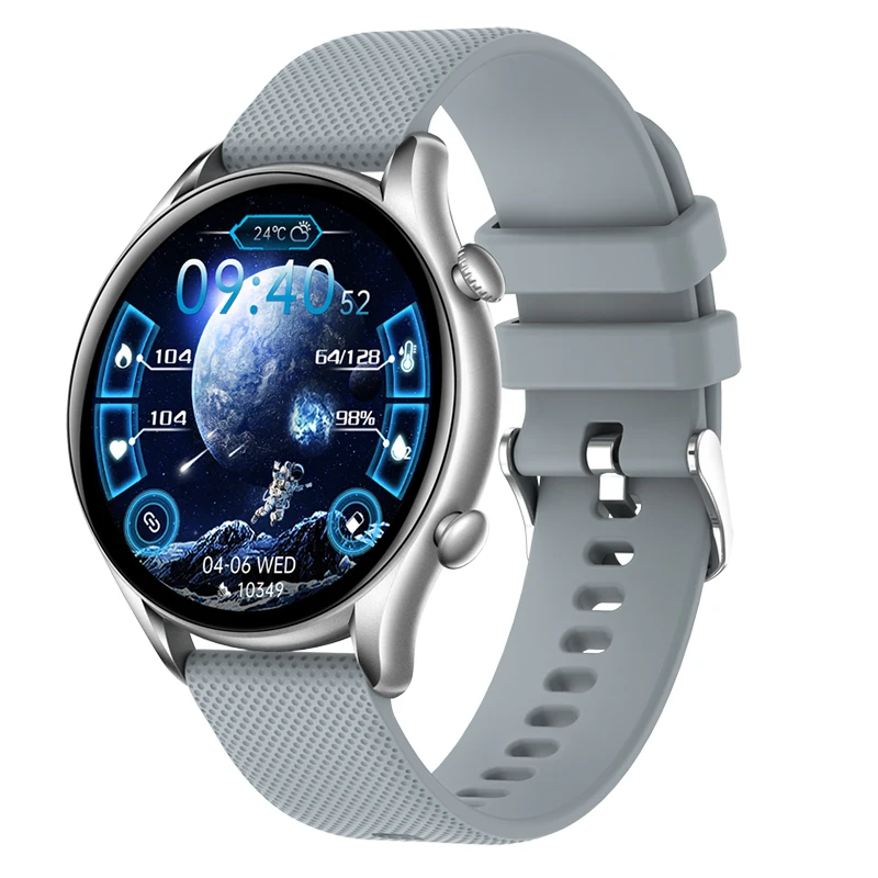 2022 New 360*360 HD 1.32 Inch Screen Ladies Smart Watches Bluetooth Call Lady Sport Heart Rate Blood Oxygen Women Smartwatch+Box 