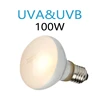 NOMOYPET 2 Pack Reptile Uvb Uva Heat Lamp Bulb For Reptiles Truly Sun-Like Bright Heat For Reptiles, Amphibian And Birds (100 W) 2