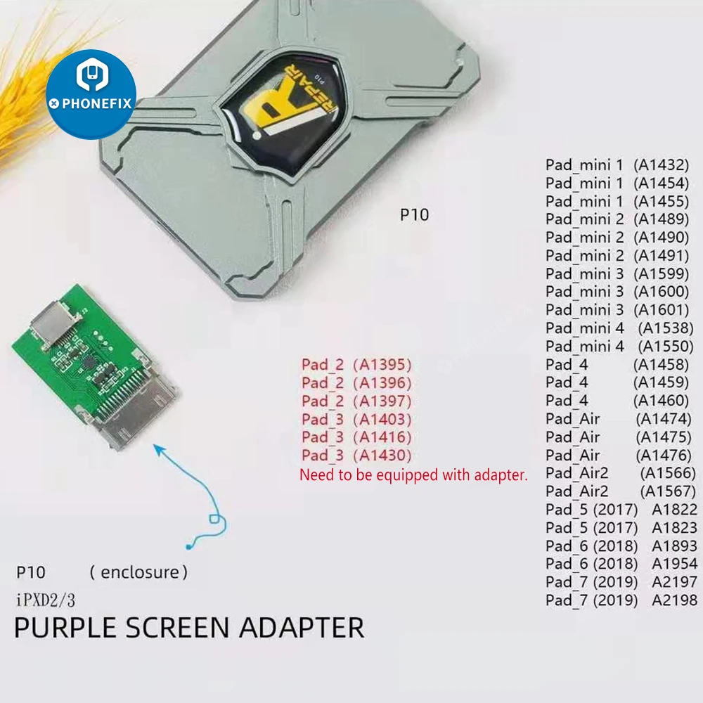 IRepair-Boîte à outils de réparation pour iPhone et iPad, écran violet, bypasses du programmeur Jailbreak, verrouillage de l'identification iCloud, IOS DFU, P10, P11, P12, P13