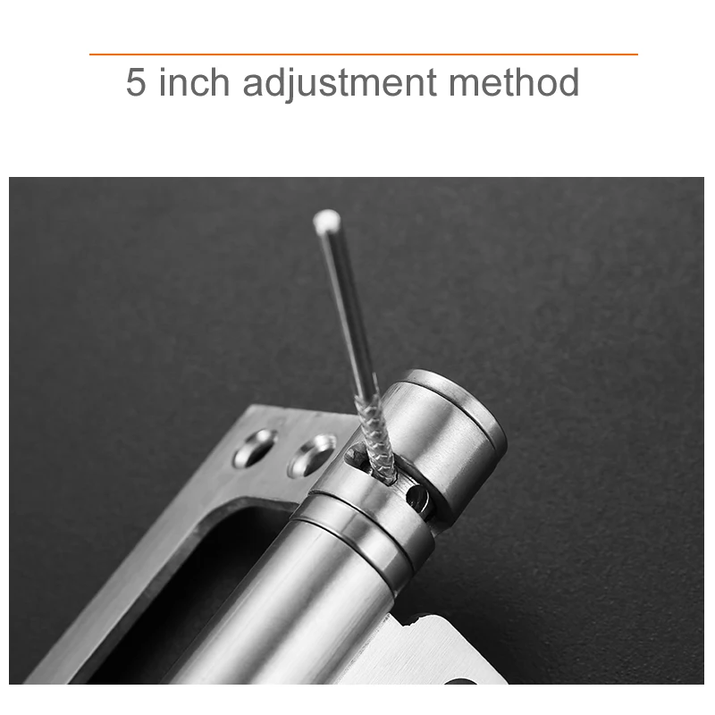 Invisible door er automatic closing door Parent hinge No slotting Self spring hinge closer