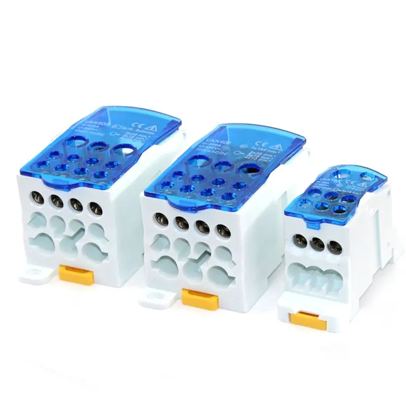 Din Rail Terminal Block Distribution Power Wire Electrical Connector Split Junction Box