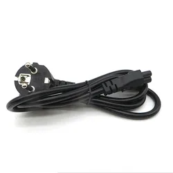 Universal 3 - Pin Laptop Charger Power Cable - 1.2M (EU plug)