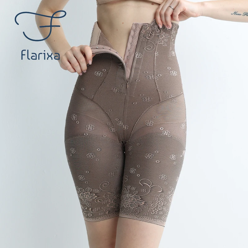 ReadyStock] High Waist Girdle Long Pants, Tummy Flatten Shapewear