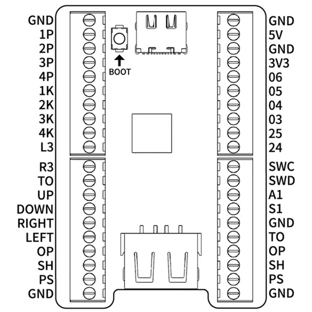 Punk Workshop Ultra BOX HitBox Controller Layout E SOCD