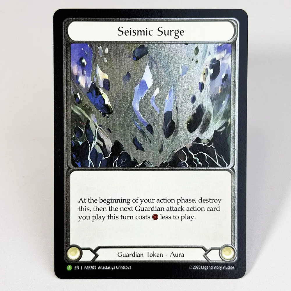 Cold Foil FAB Proxy entertainment Game Collection Cards Felling of