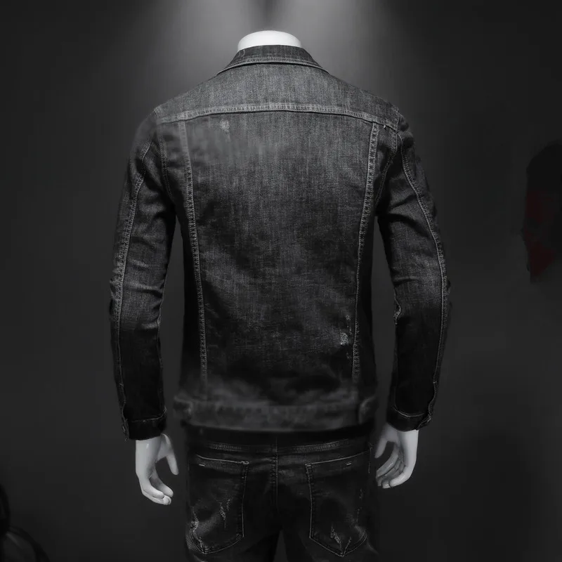 Jacket, Moto Biker Outerwear, Jeans preto casacos, Casacos de motocicleta