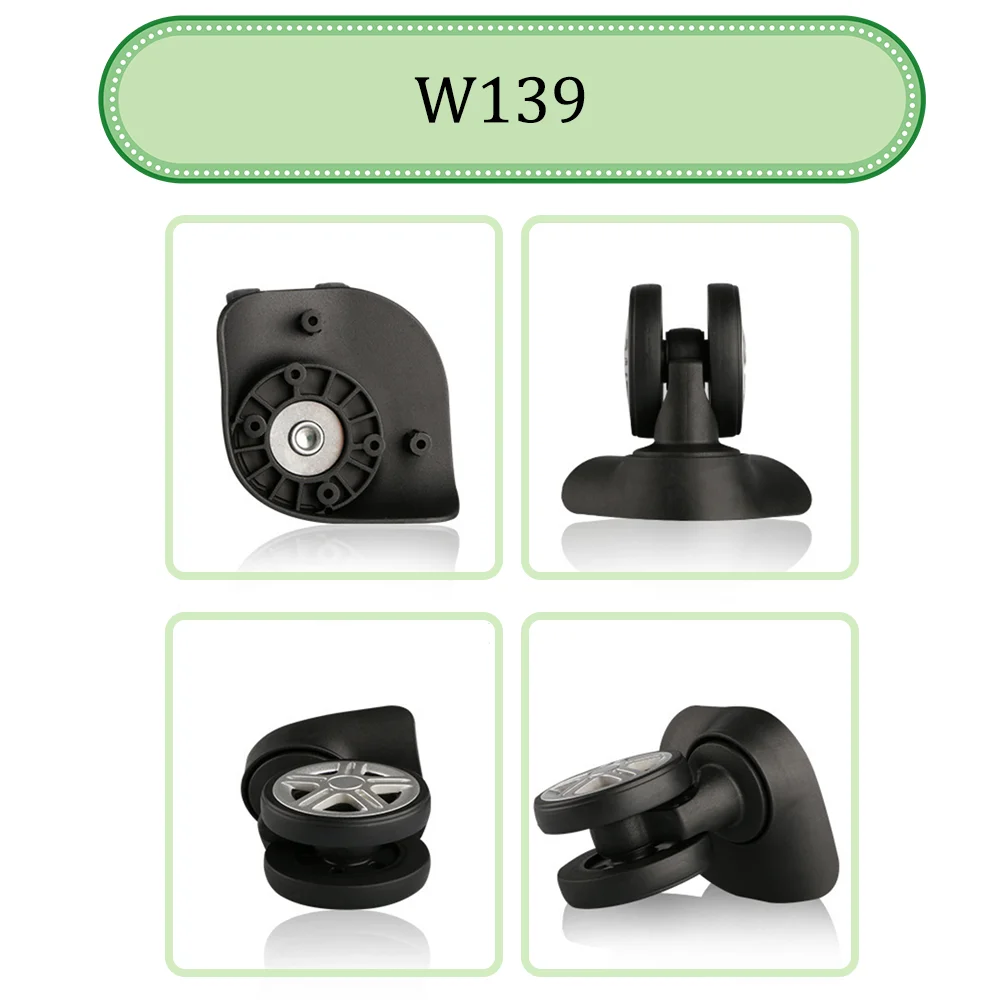 Suitable For Hongsheng W139 Universal Wheel Trolley Case Wheel Replacement Luggage Pulley Sliding Casters wear-resistant Repair