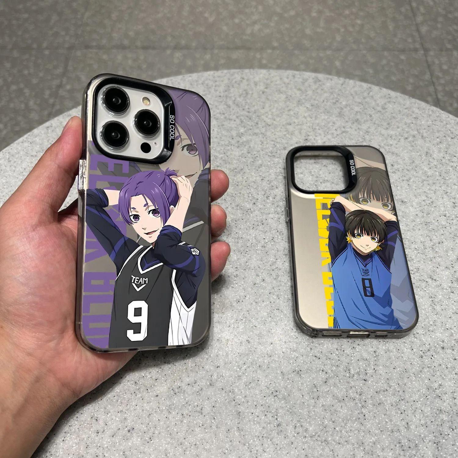 Hot Blood Blue Lock Matte Phone Case - Stylish and Durable Protection