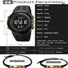 Skmei Dual Time Zone Mens Military Sports Watch 12/24 Hour Format Fashion TPU Band Big Size Dial Led Swimming Digital Wristwatch 3