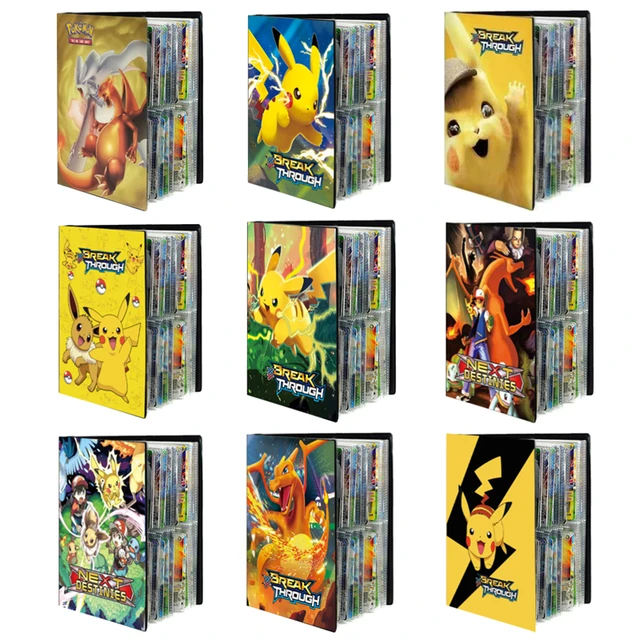 240 Cards Pokemon Album Book Collection Holder Pocket Anime Map Game Card Binder Folder Top Loaded List Toy Gift For Kids 1