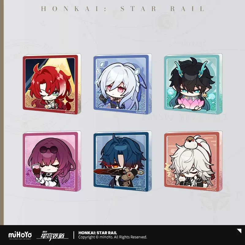 Фото Предпродажа Sunsyea Honkai Star Rail официальный Merch miHoYo оригинальный аутентичный магнит для холодильника PMZLG клинок дан Хэн cafka Jingliu №1