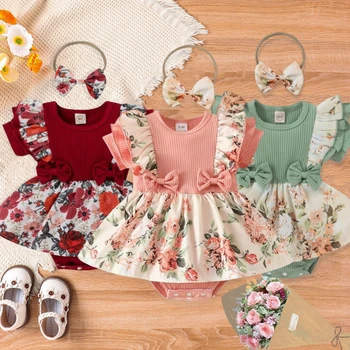 Striped Baby Girl Jumpsuit 1