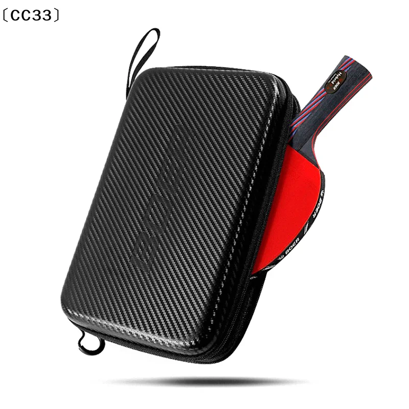 1pc 탁구 배트 커버 패들 EVA 가방 탁구 케이스 지퍼 포켓 패키지 290x195x50mm 라켓 가방 방수 커버〔CC33〕