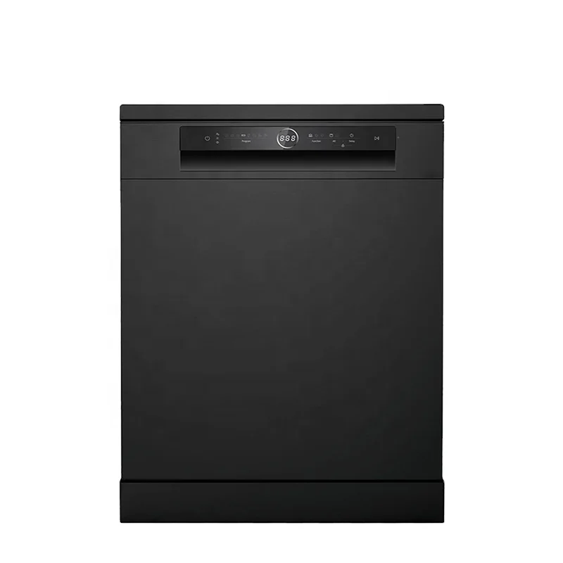

household dishwashers Black freestanding Top Control Dishwasher in Custom Panel Ready with Stainless Steel smart dishwasher