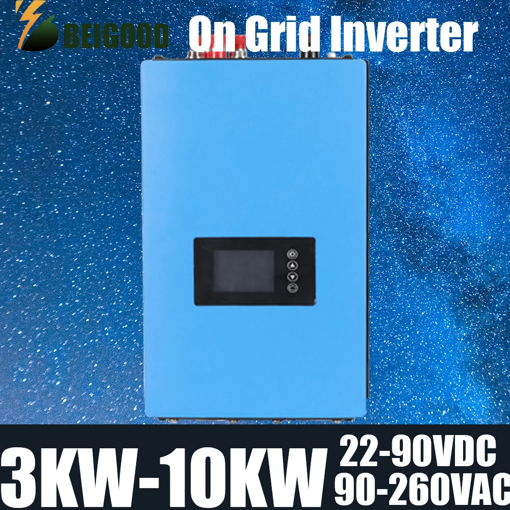 

5KW 8KW 10KW Wind MPPT Power On Grid Tie Inverter With Limiter Sensor Pure Sine Wave 230V For 24V 48V Wind Turbine Generator