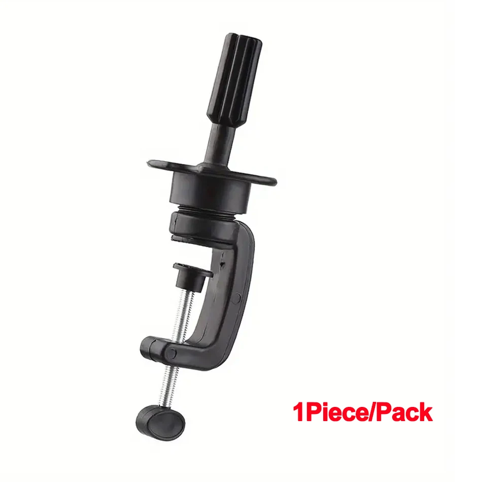 3 قطعة عارضة أزياء رئيس حامل أسود شعر مستعار صغير...