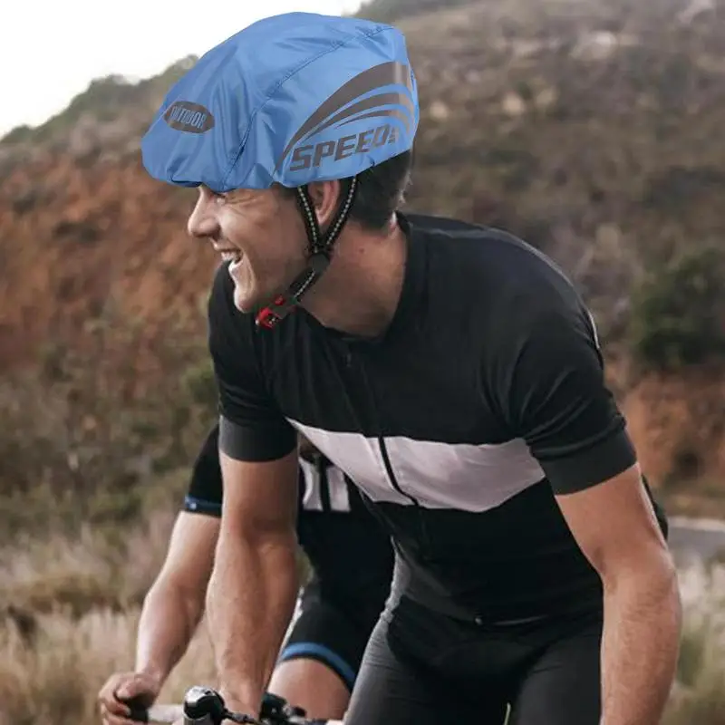 Casque de vélo étanche universel, housse de protection élastique