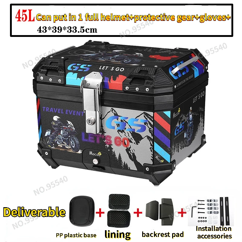 

Коробка для мотоциклетного шлема R1200GS R1250GS, 45 л