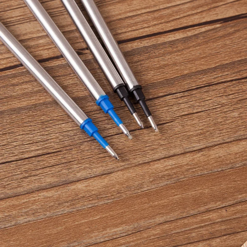0.7MM Metal Ballpoint Pen Refill 50pc 20pc/lot for School Office Gift Pen Hotel Business G2 424 Pen Refill Writing Length 700m 6