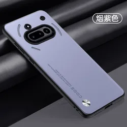 Luxury PU Leather Shockproof Phone Case - Premium Silicone Protection Cover for Nothing Phone 3A (Lavender)