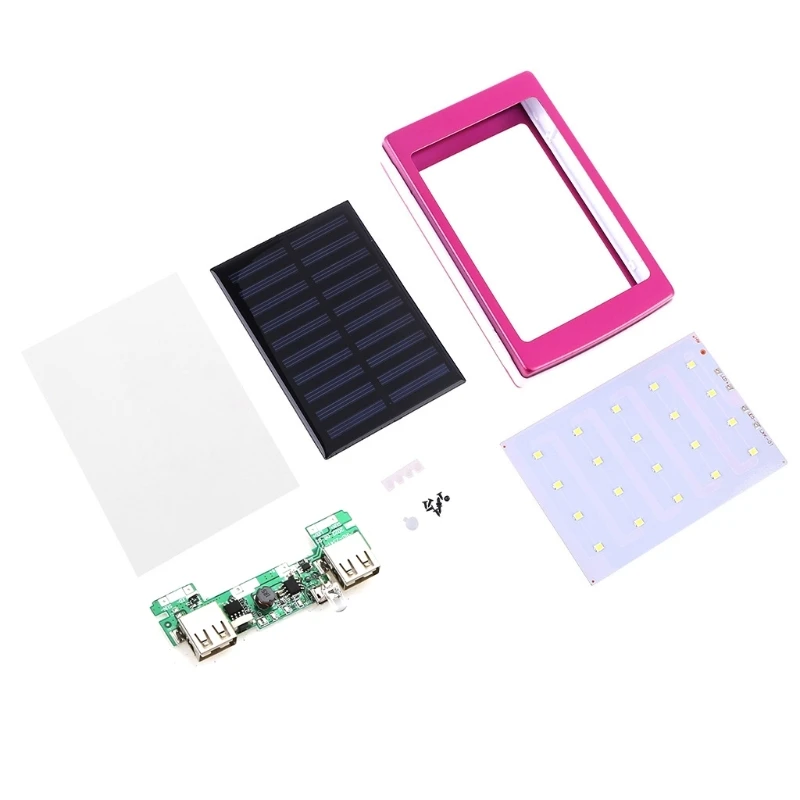 Batteria) 18650 Caricatore Solare Power Scatola Fai Da Te Powerbank Per Alimentazione Custodia