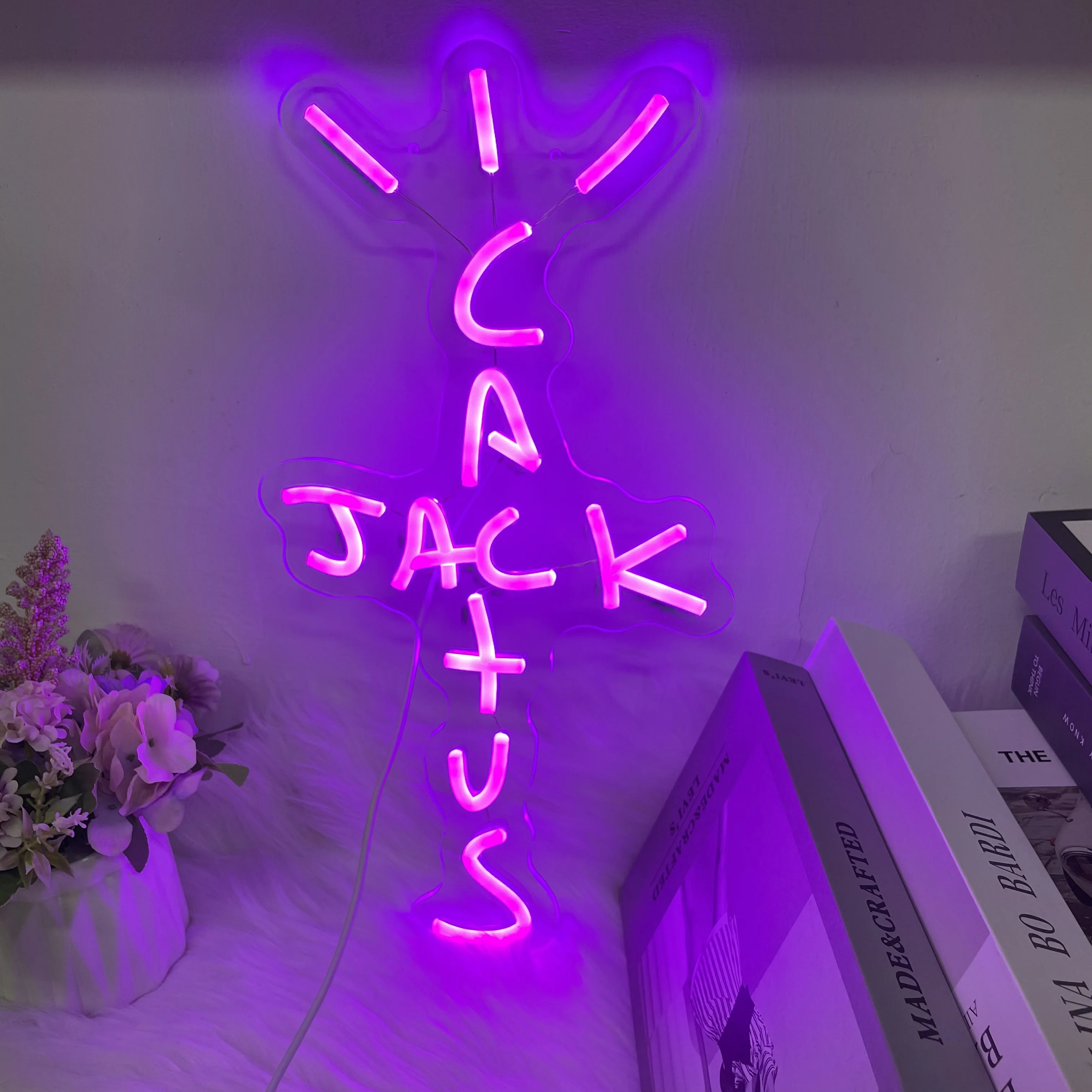 Neon Sign Wall Decor Cactus Jack Neon Sign Neon Sign Light Neon