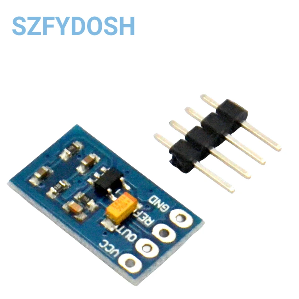 Module gyroscope analogique GY-35-RC ENC-03RC connecté à une carte Arduino Uno avec des fils Dupont
