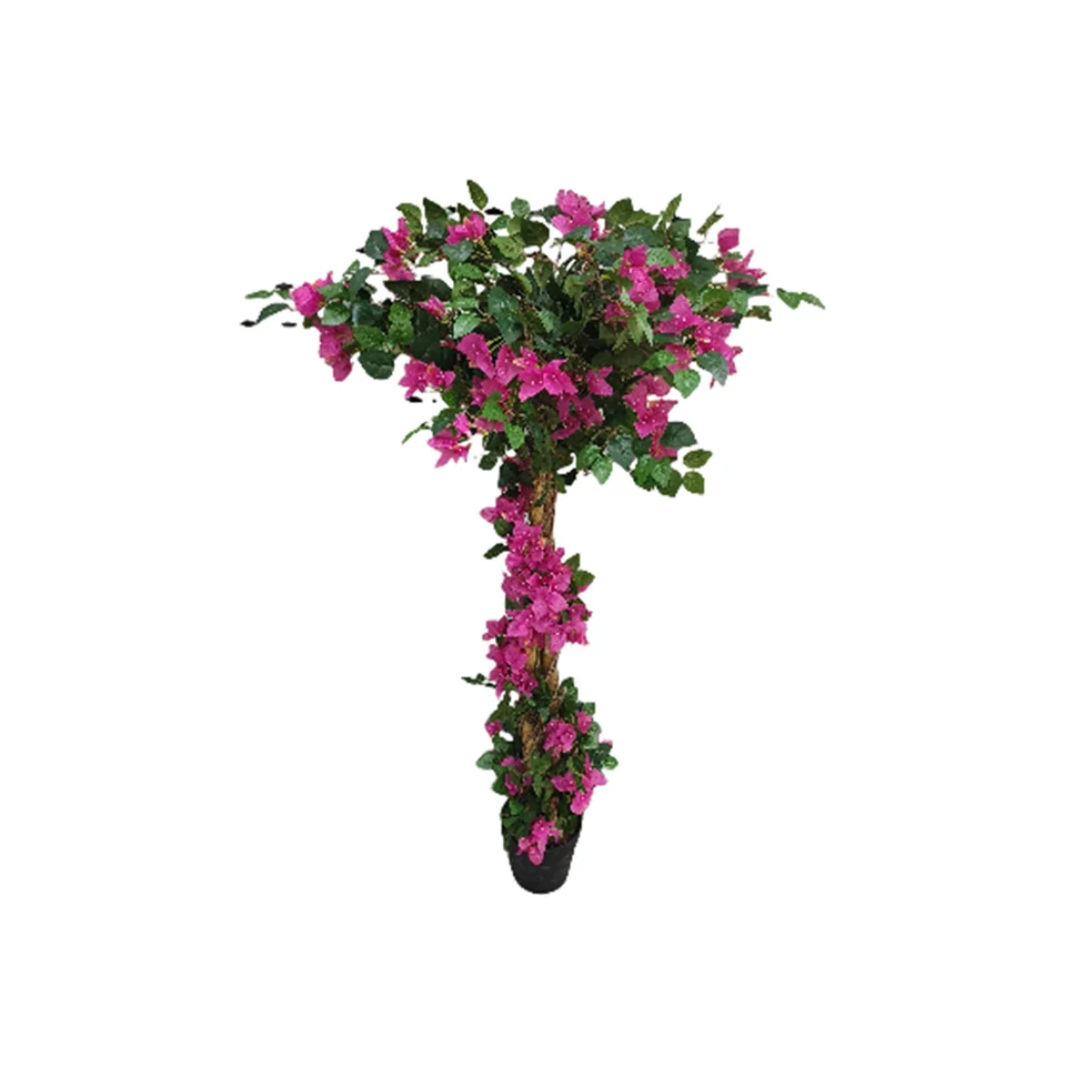 Realistic Bougainvillea Artificial Tree in Pot