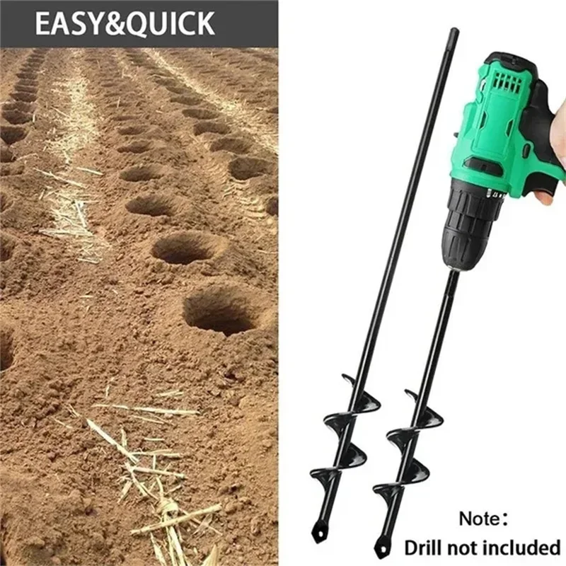 정원 핸드 피트 모종 전기 세트, 나선형 심기, 토양 파기, 지상 드릴링 비트, 느슨한