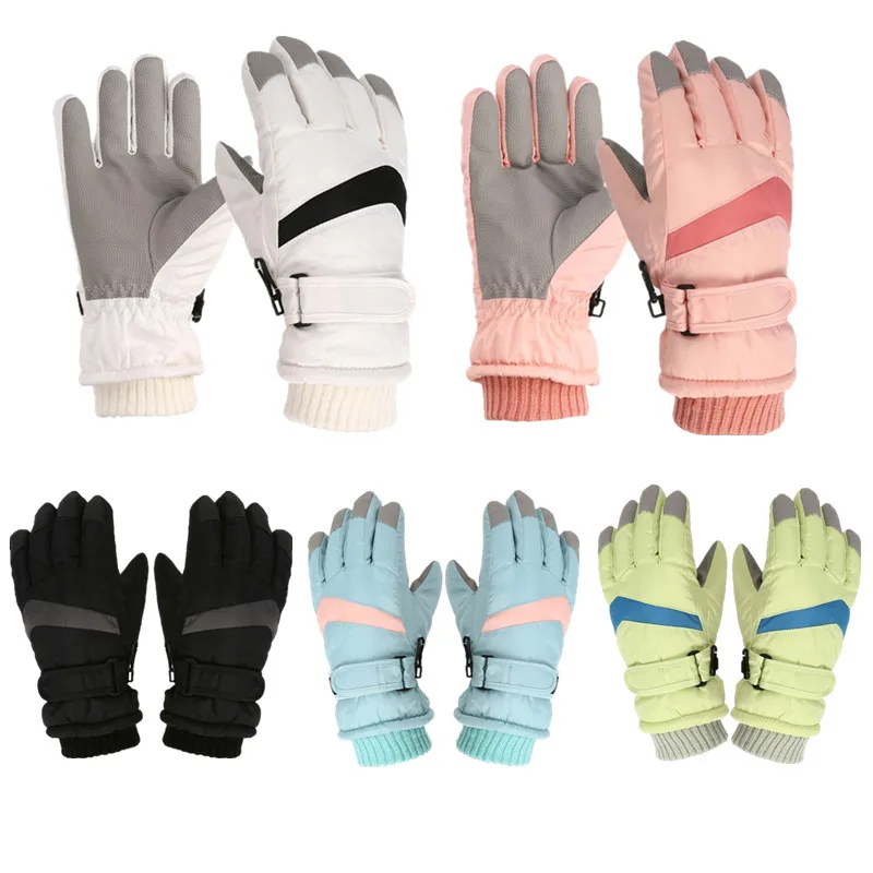 Fridja Winter Ski Gloves, 1 Pair For 3-6 Years Old Kids, Toddler