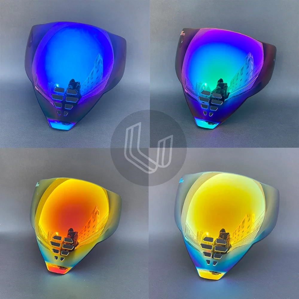 Lente Visiera Casco Moto Per Obiettivo Casco Icon Airflite