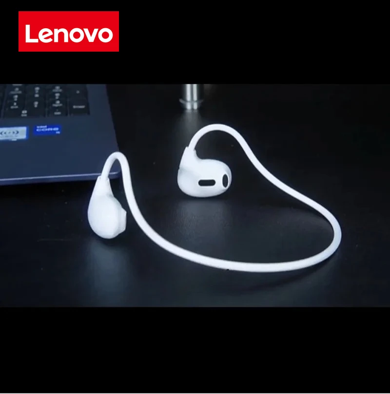 Lenovo Wireless Bluetooth Headphones Air Conduction Stereo Over Ear Sports Headphones For Everyday Business Use, Alina Gadgets