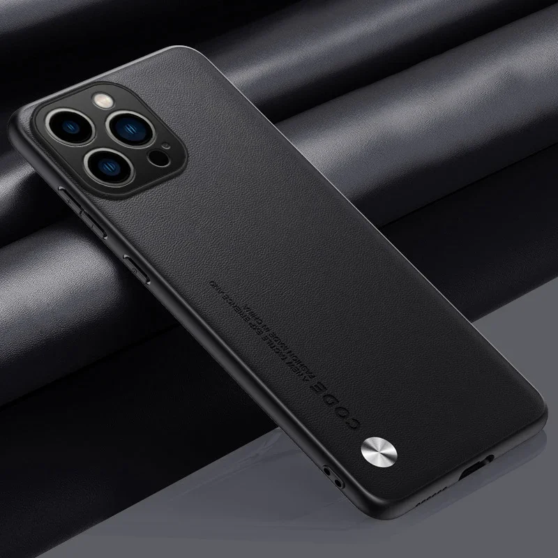 Luxury Ultrathin Leather Phone Case - Shockproof Soft Back Cover