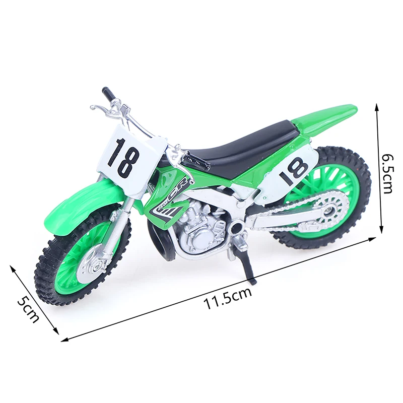1pc Simulated Alloy Motocross Motorcycle Model 1:18 Toy Adventure Imulation Alloy Motorcycle Model Home Decoration Kids Toy Gift 5